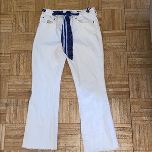 White Free People Jeans